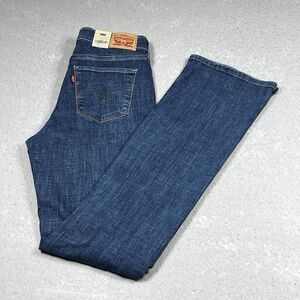 Levis Jeans Women's Size 6 Blue Classic Fit Boot Cut Denim Dark Wash NWT
